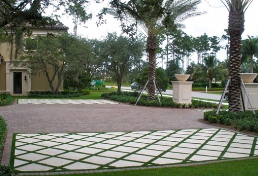 synthetic grass driveway